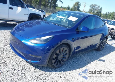 2023 Tesla Model Y Performance Dual Motor All-Wheel Drive из США, поврежденный, VIN 7SAYGDEF9PF804878
